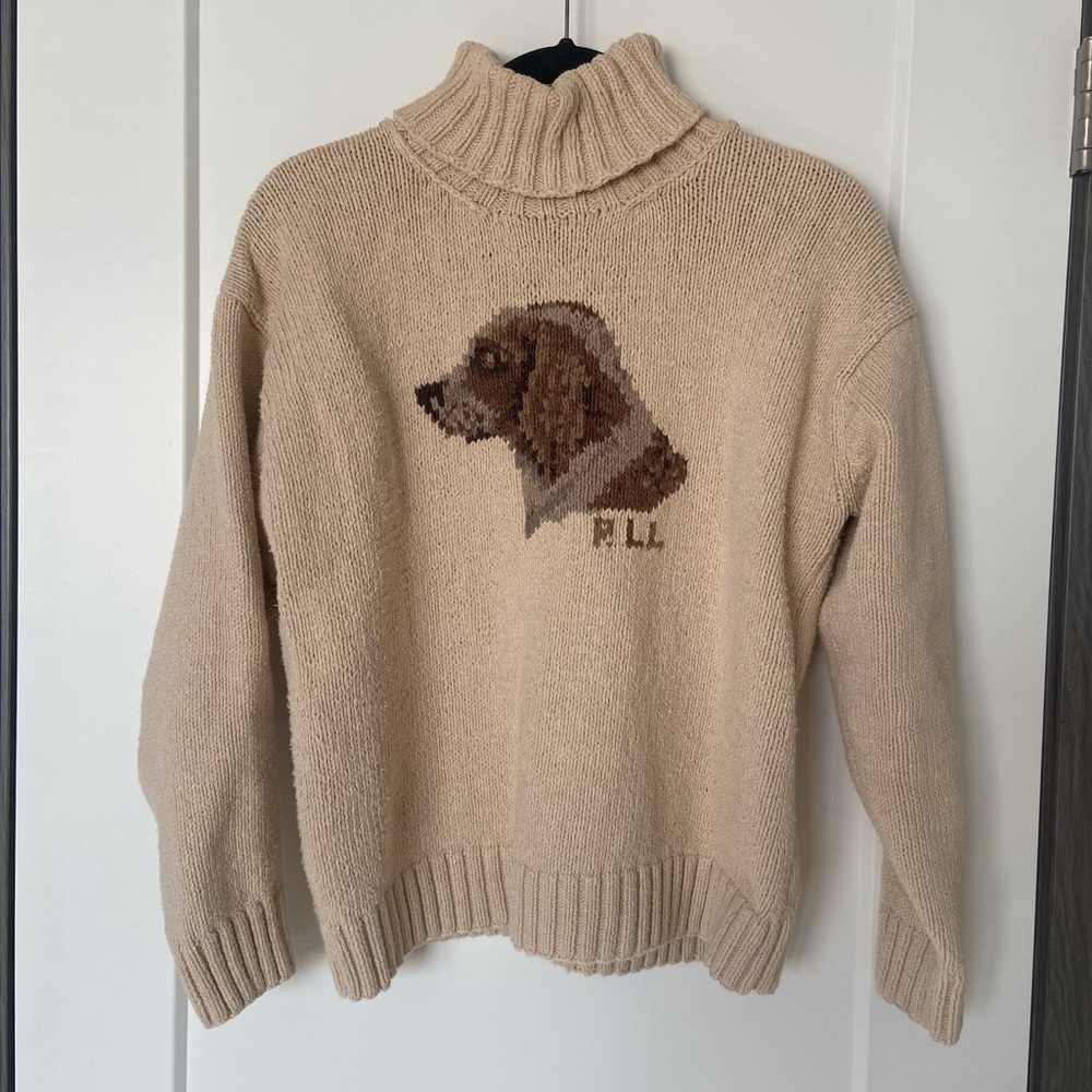 Lauren Ralph Lauren Green Label Dog Sweater size medium 100% cotton